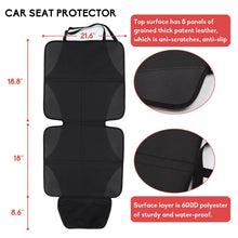 Load image into Gallery viewer, Car Seat Protector + Kick Mat For Car Seat