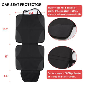 Car Seat Protector + Kick Mat For Car Seat