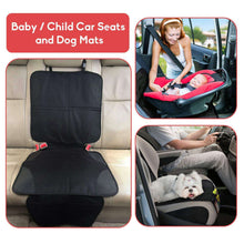 Load image into Gallery viewer, Car Seat Protector + Kick Mat For Car Seat