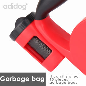 LED Light & Clean-up Bag Retractable Leash