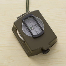 Load image into Gallery viewer, K4580 Military Lensatic and Prismatic Sighting Survival Emergency Compass with Pouch