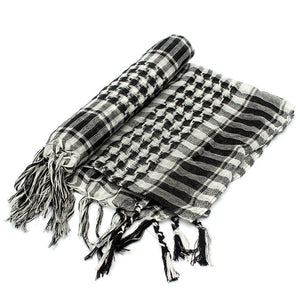 Shemagh; Arab Tactical Desert Scarf, With Tassels